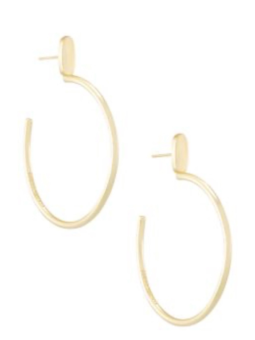 Classic Gold Hoop Earrings - Elegant Women’s Jewelry